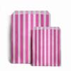 Pink Candy Stripe Paper Bags