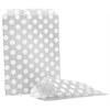 Silver Polka Dot Paper Bags