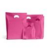 Shocking Pink Biodegradable Plastic Carrier Bags