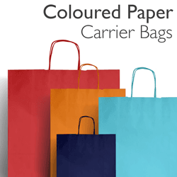 Coloured Paper Carrier Bags