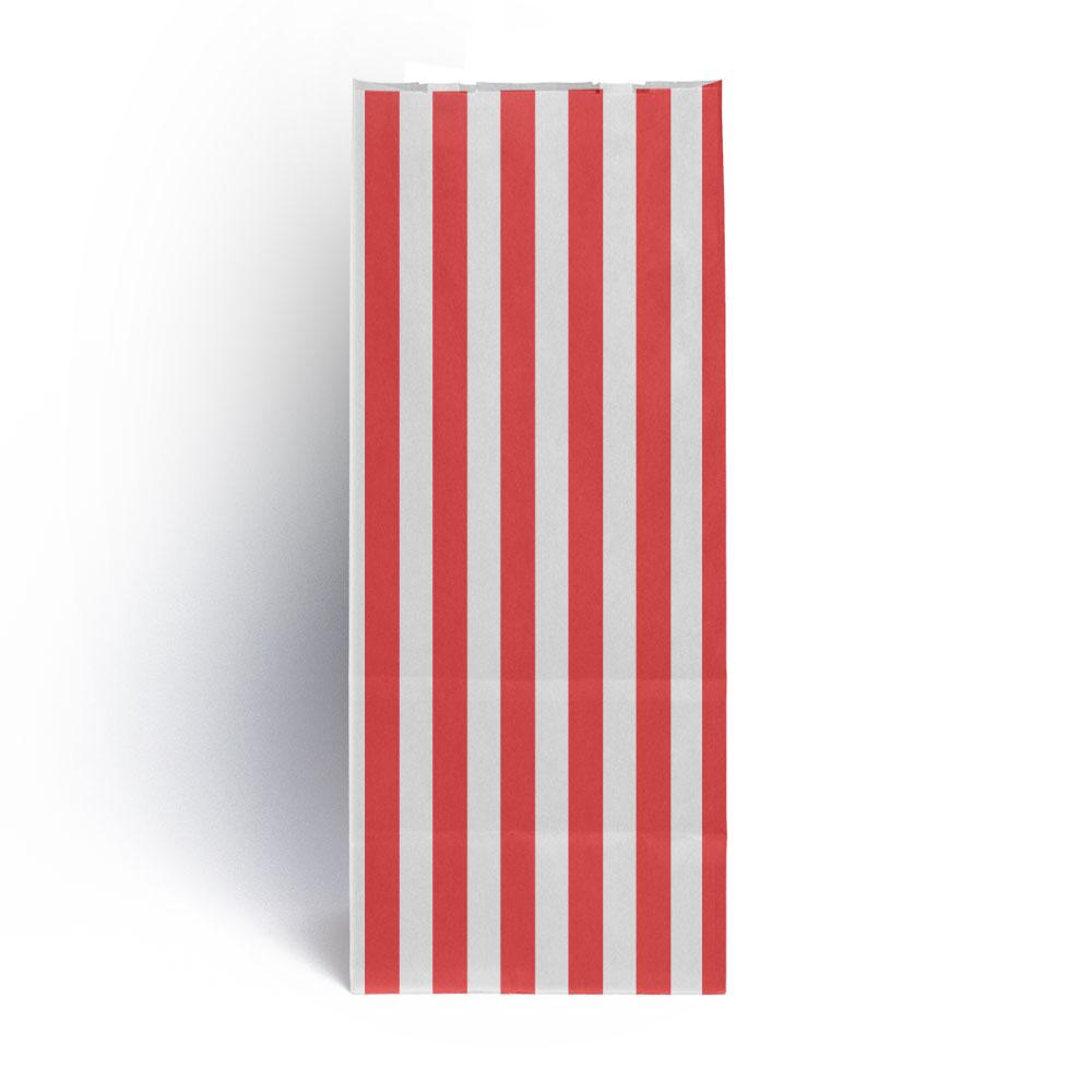 Red Stripe Pick n Mix Paper Bags