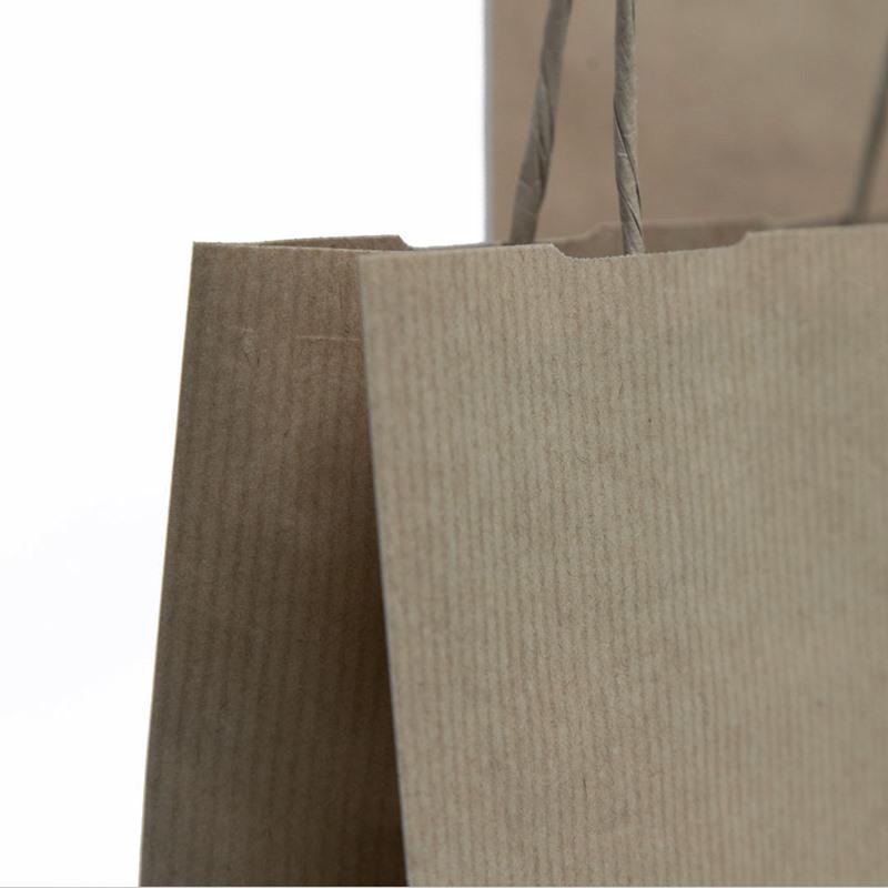 Brown Premium Italian Paper Carrier Bags with Twisted Handles