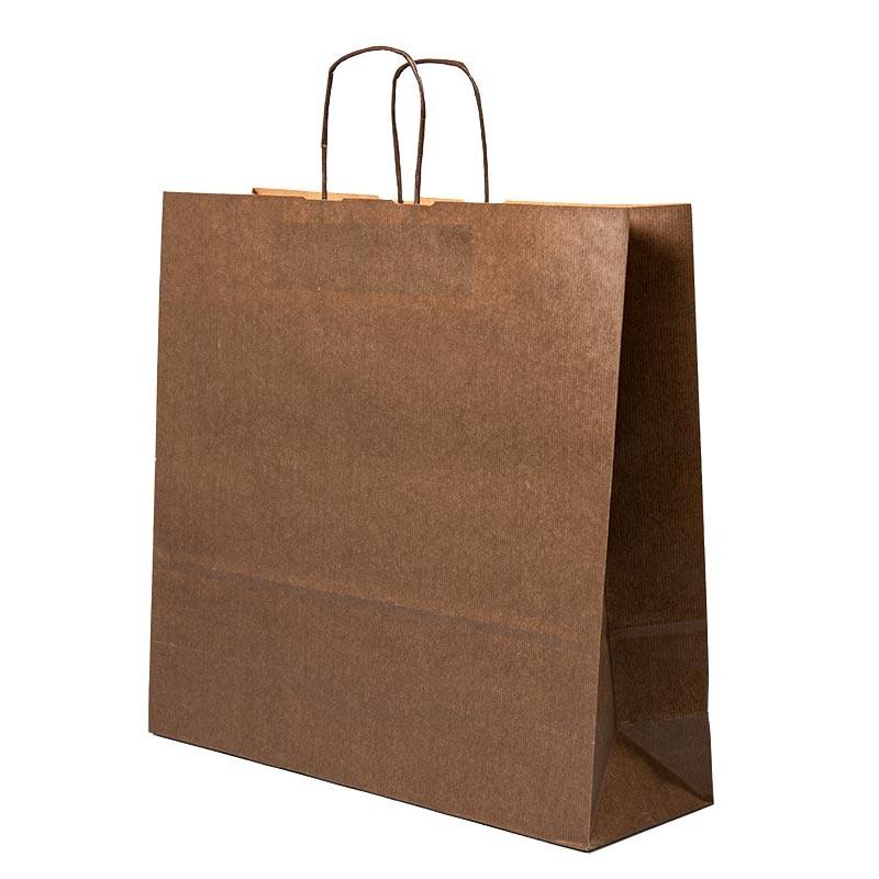 Chocolate Brown Premium Italian Paper Carrier Bags with Twisted Handles