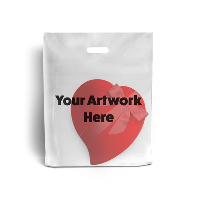 Clear Printed Plastic Carrier Bags