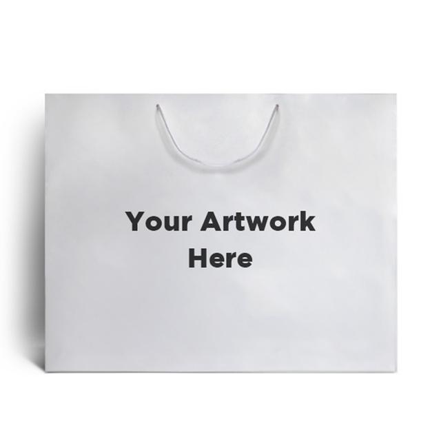 White Printed Matt Laminated Bags