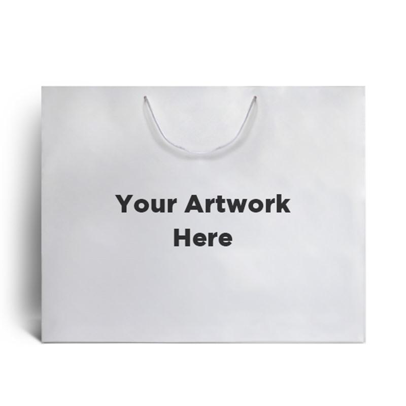 White Printed Matt Laminated Bags